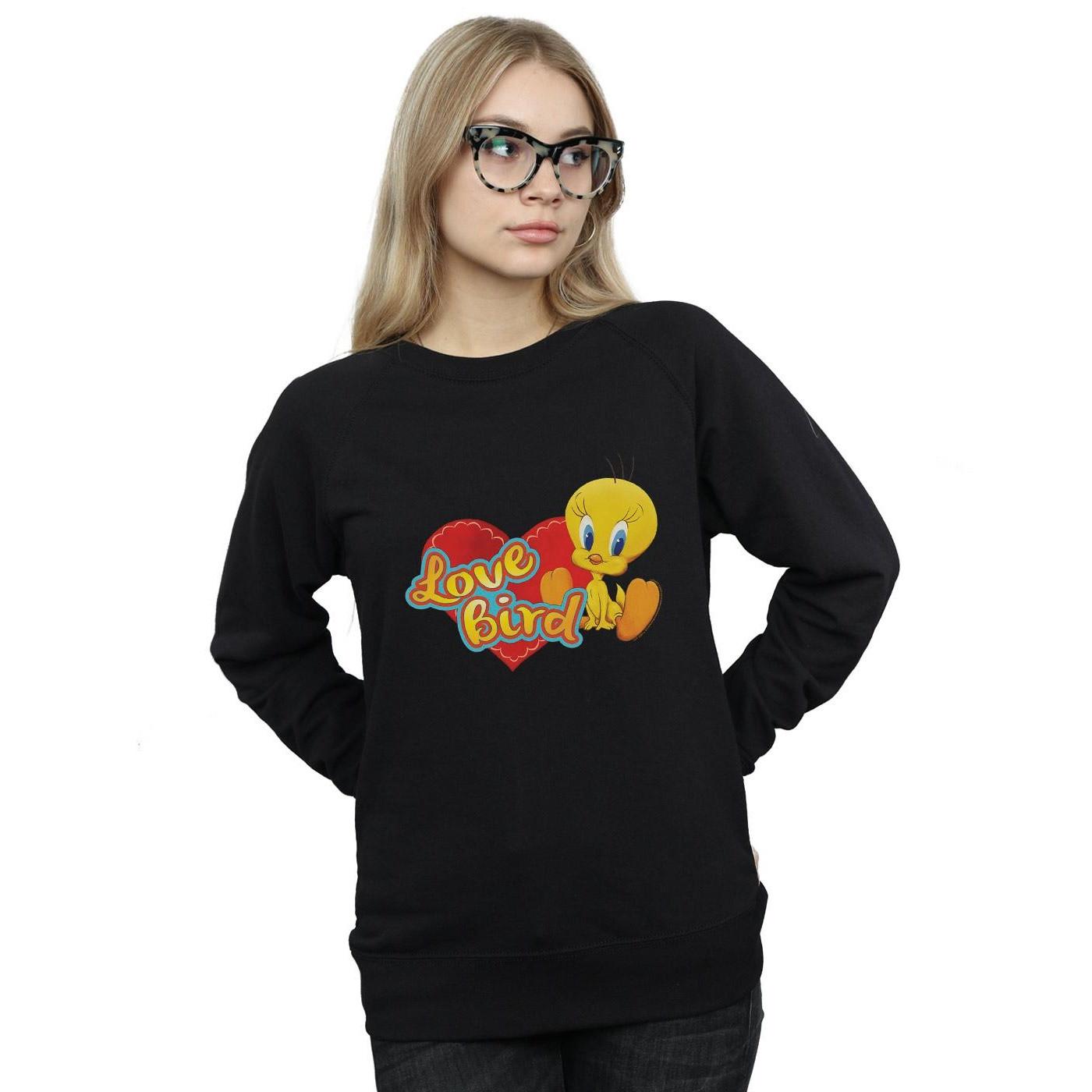 LOONEY TUNES Tweety Pie Valentine's Day Love Bird Sweatshirt