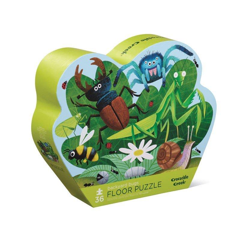 Crocodile Creek Shaped Puzzle, Käfer im Garten