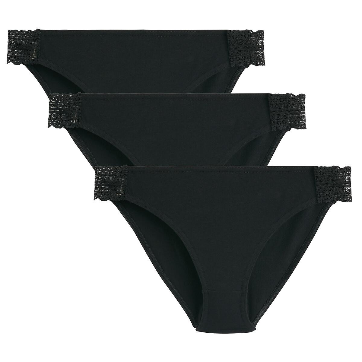 La Redoute Collections 3er-Pack Slips mit Spitzendetails