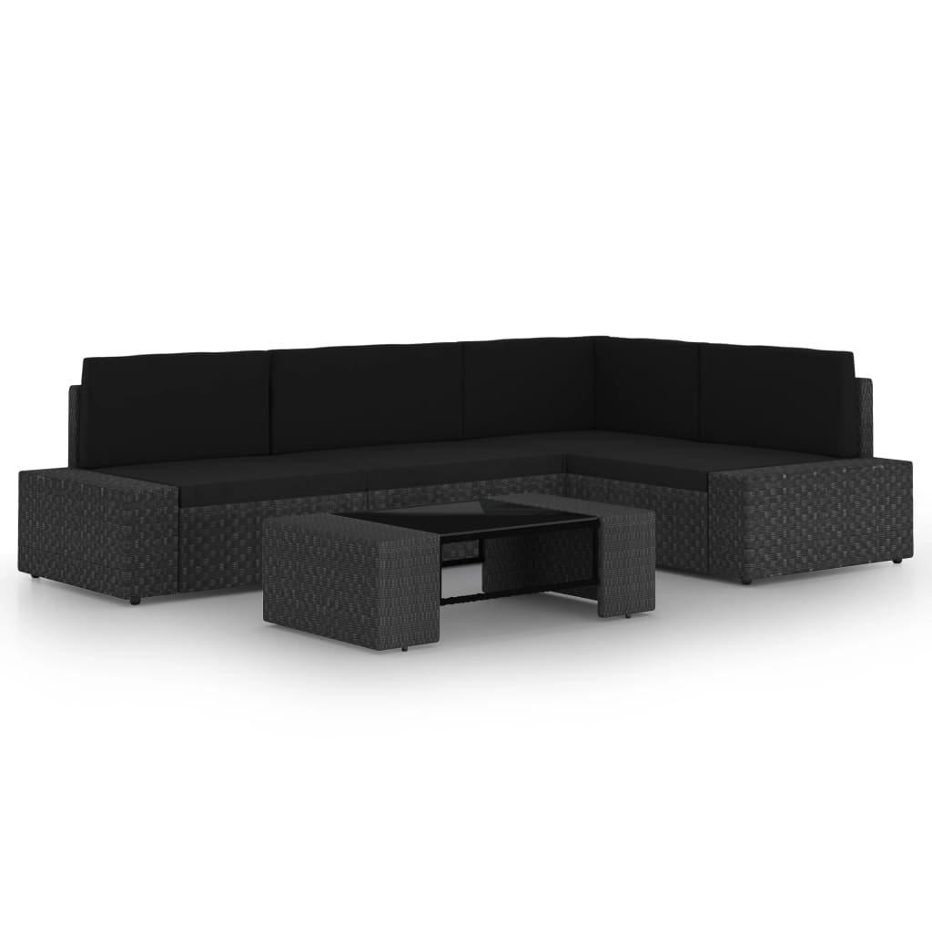 VidaXL Garten-lounge-set poly-rattan