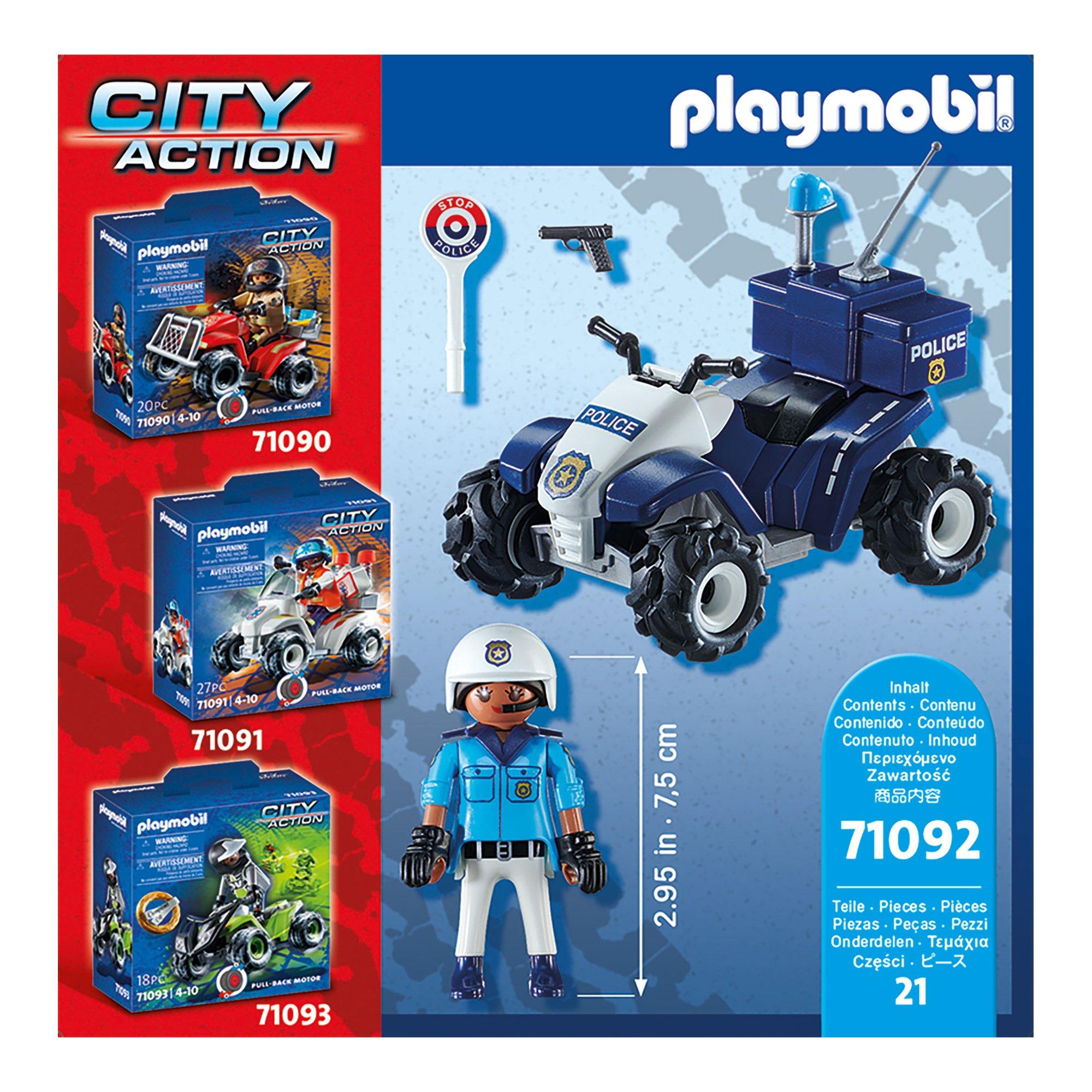 Playmobil 71092 Polizei-Speed Quad