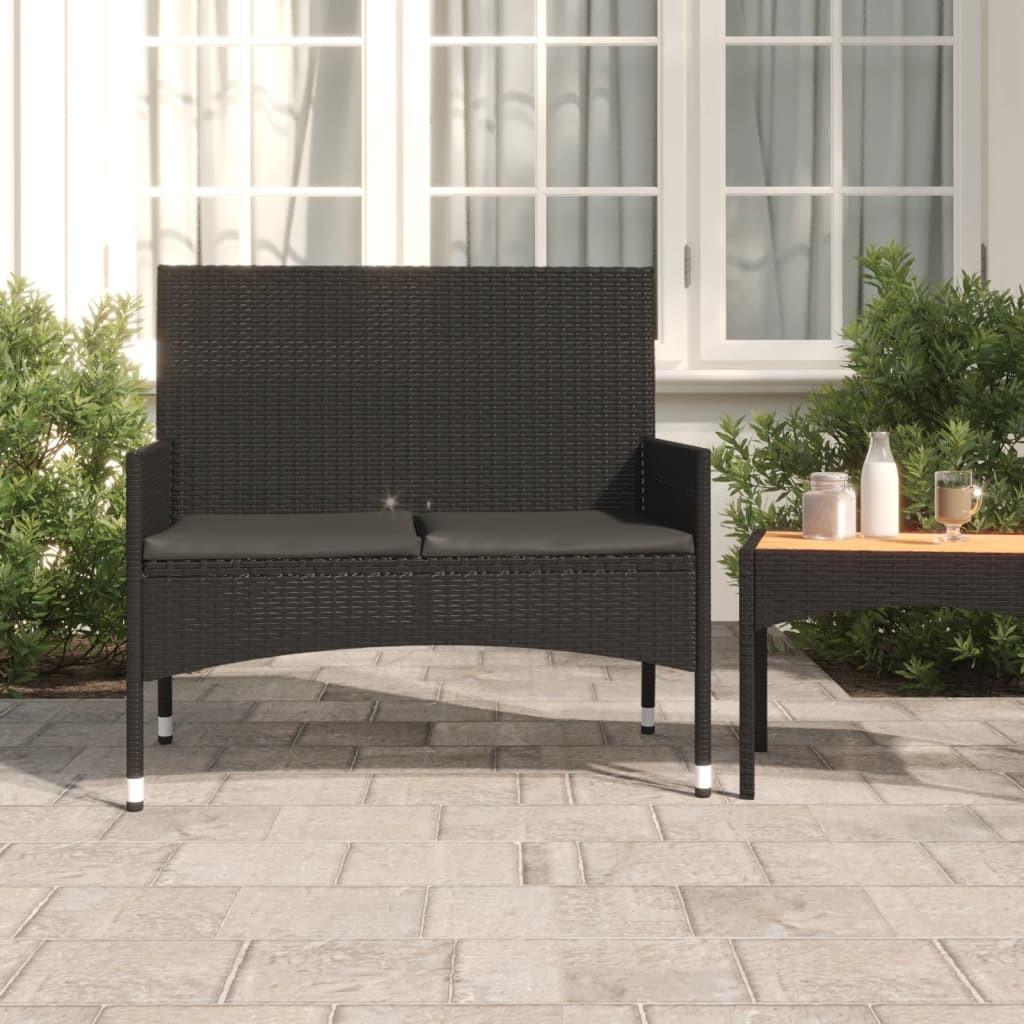 VidaXL Gartenbank poly-rattan