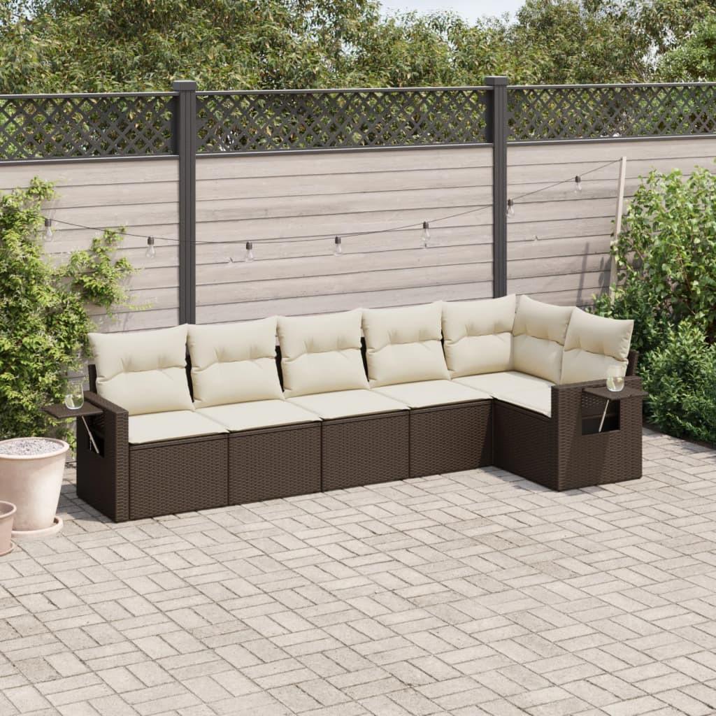 VidaXL Garten sofagarnitur poly-rattan
