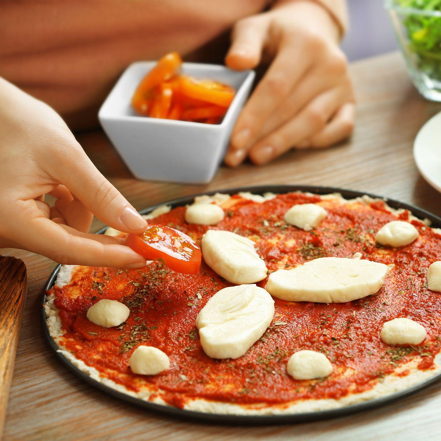 B2X 2 Stk. runde Pizzapfannen