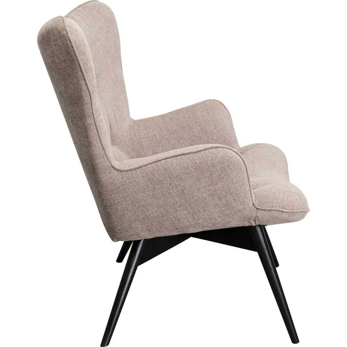 KARE Design Sessel Black Vicky hellbraun
