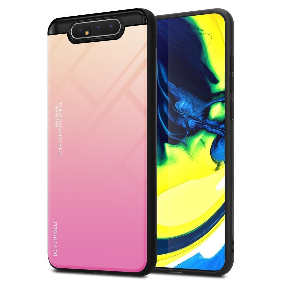 Cadorabo Hülle für Samsung Galaxy A80 / A90 4G Zweifarbig