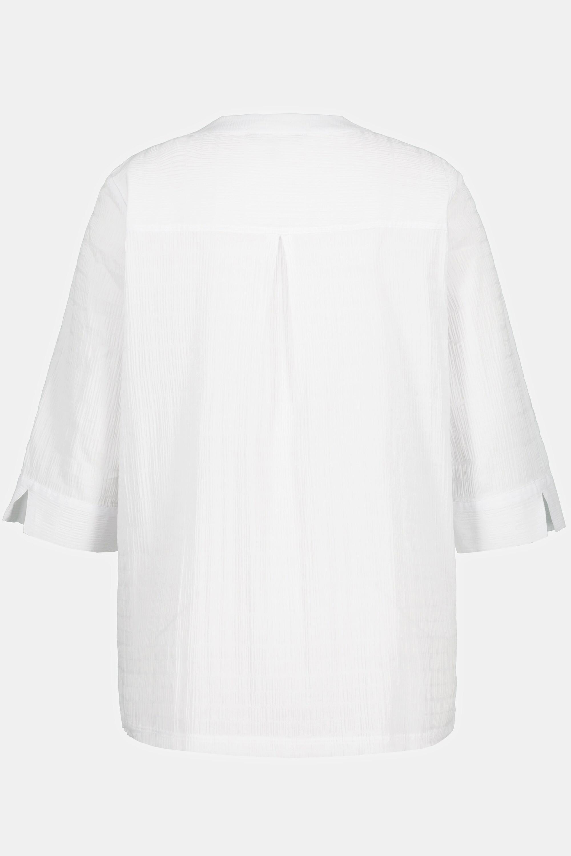 Ulla Popken Bubble Tunika Biesen 3/4 Arm
