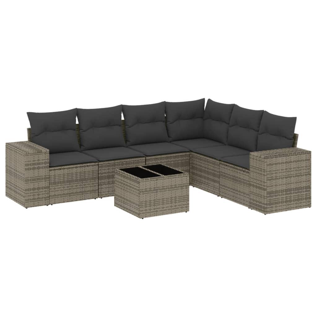 VidaXL Garten sofagarnitur poly-rattan