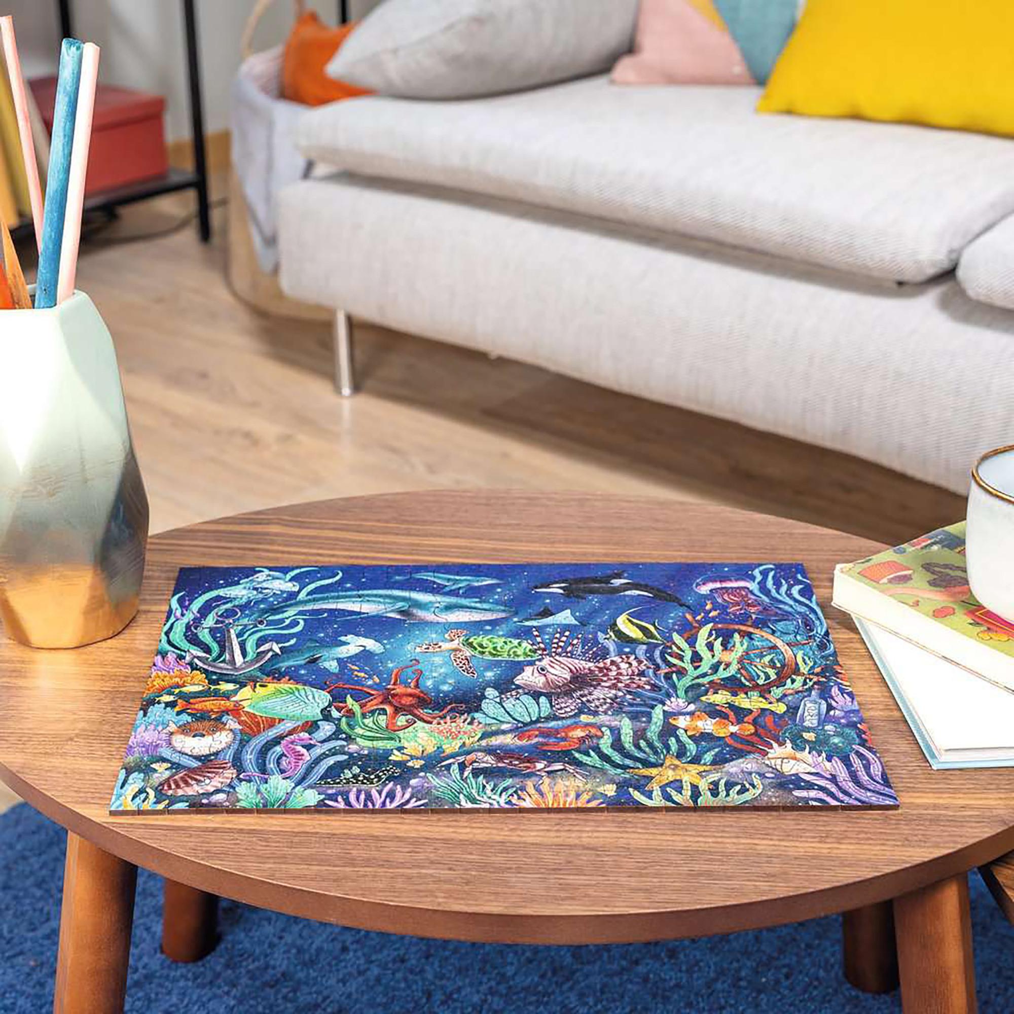 Ravensburger Holzpuzzle Unten im Meer, 500 Teile
