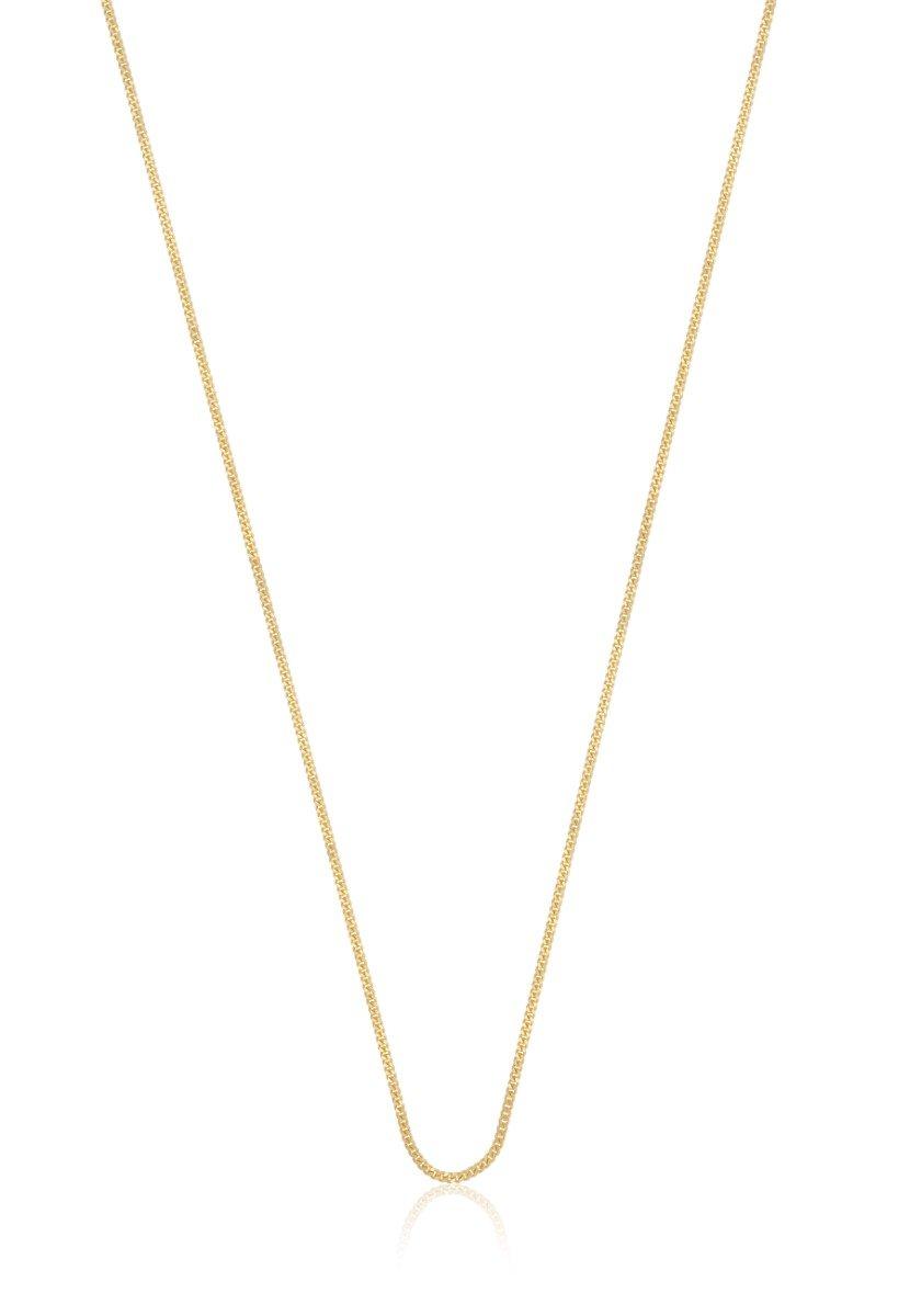 MUAU Schmuck Collier Panzer Gelbgold 750, 1mm, 38cm