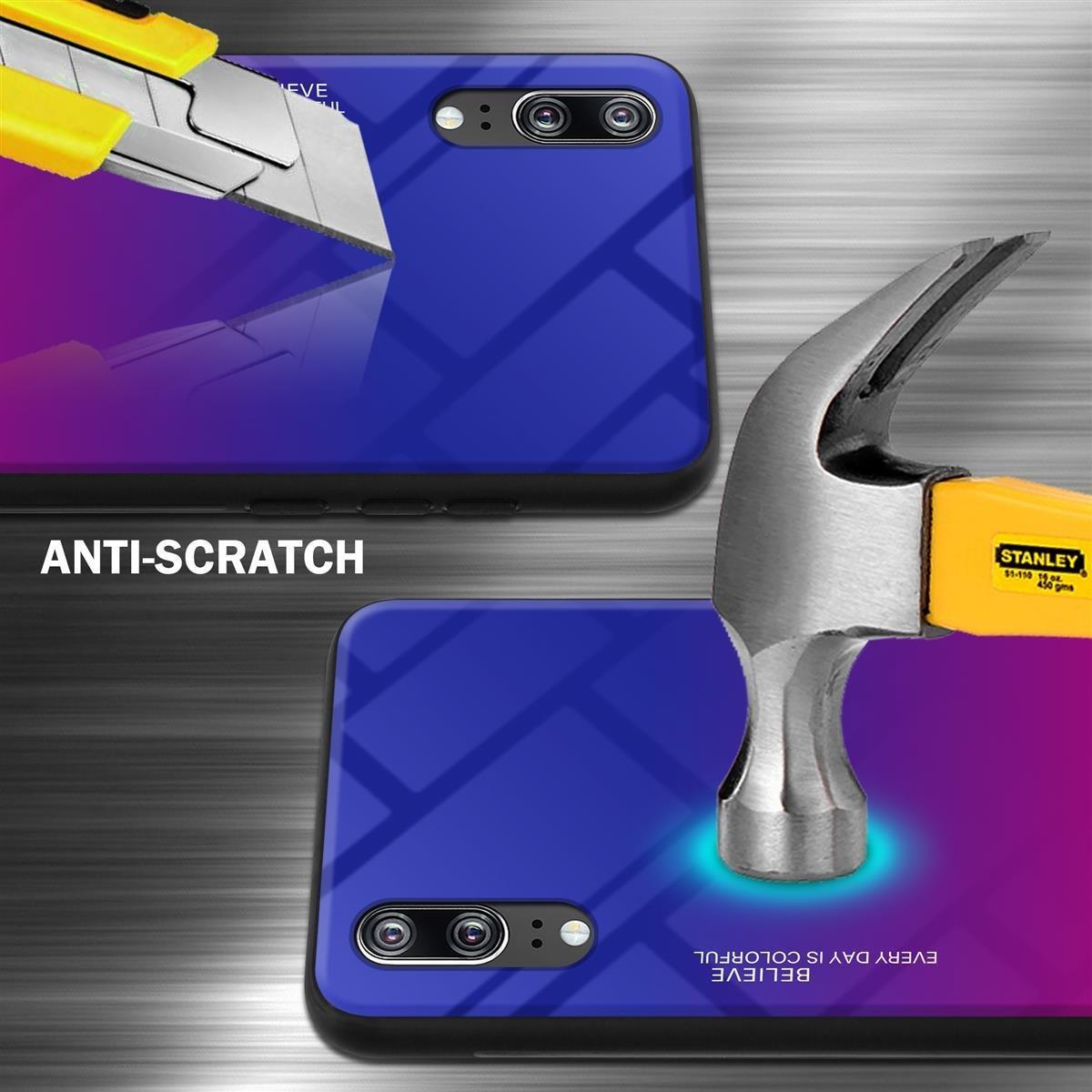 Cadorabo Hülle für Huawei P20 Zweifarbig