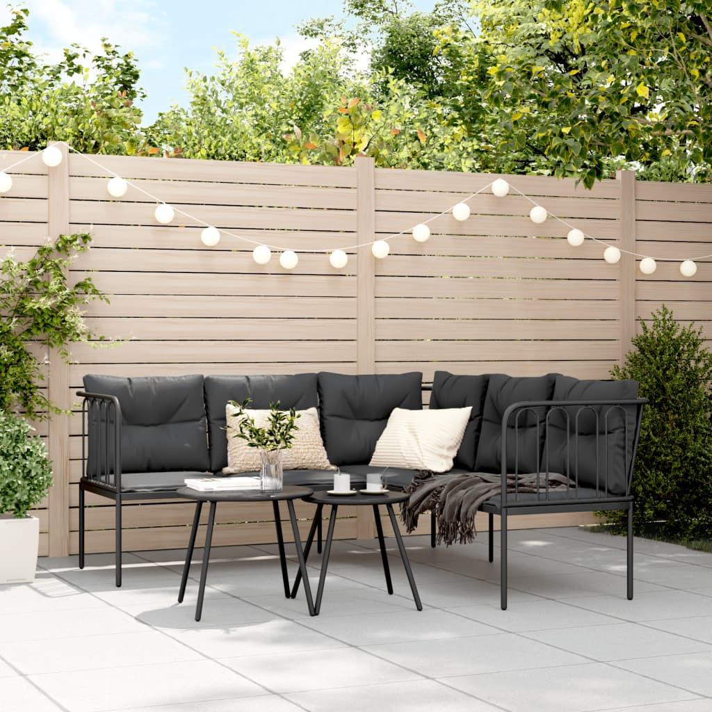 VidaXL Gartensofa stahl