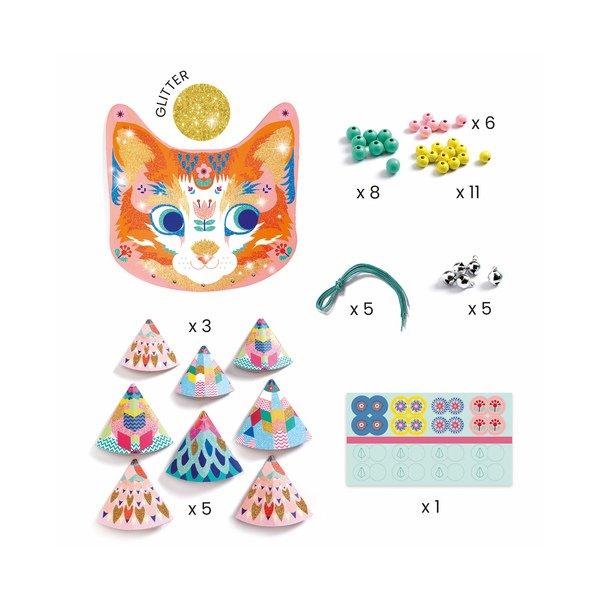 Djeco Bastelset Windspiel Katze