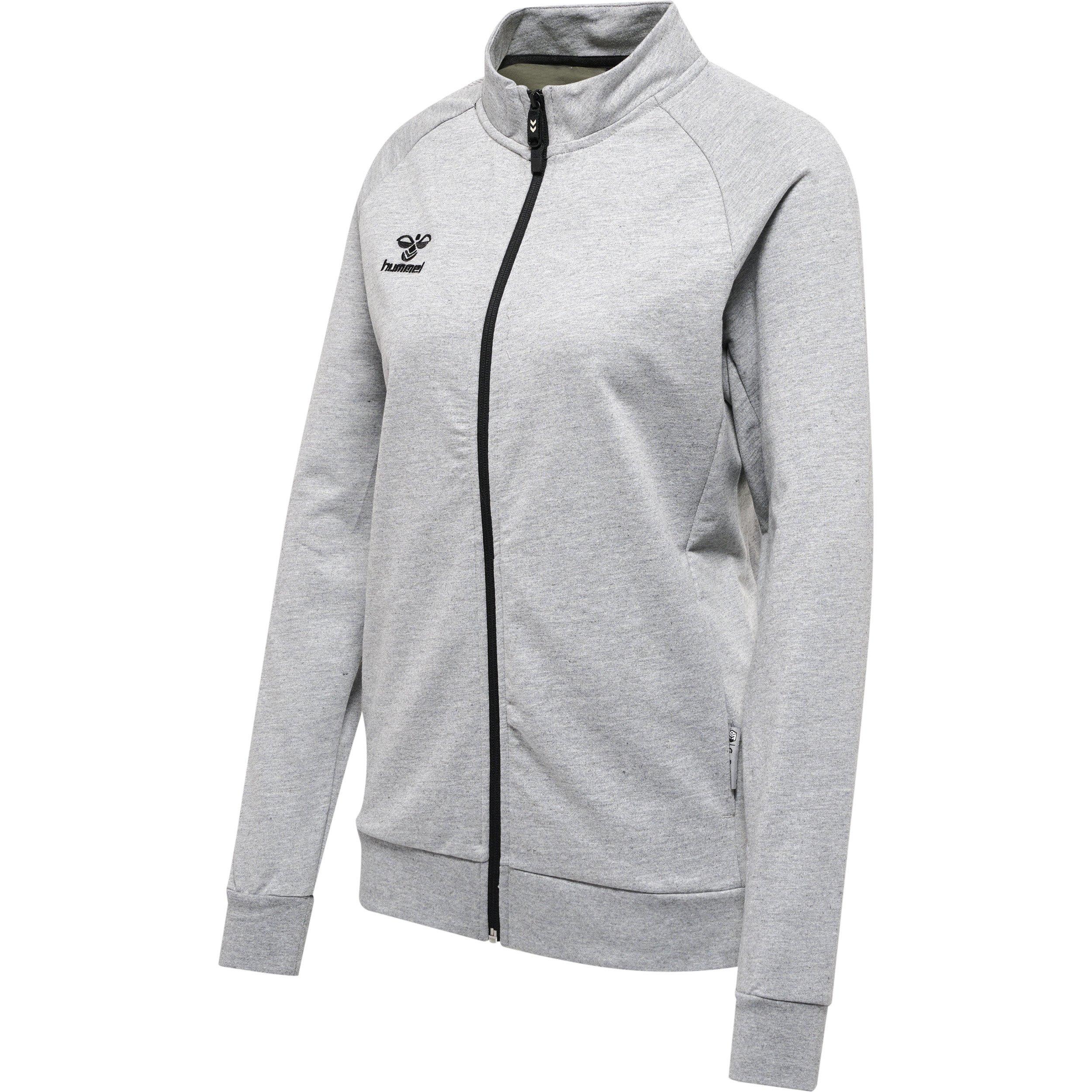 Hummel trainingsjacke aus baumwolle damen move grid
