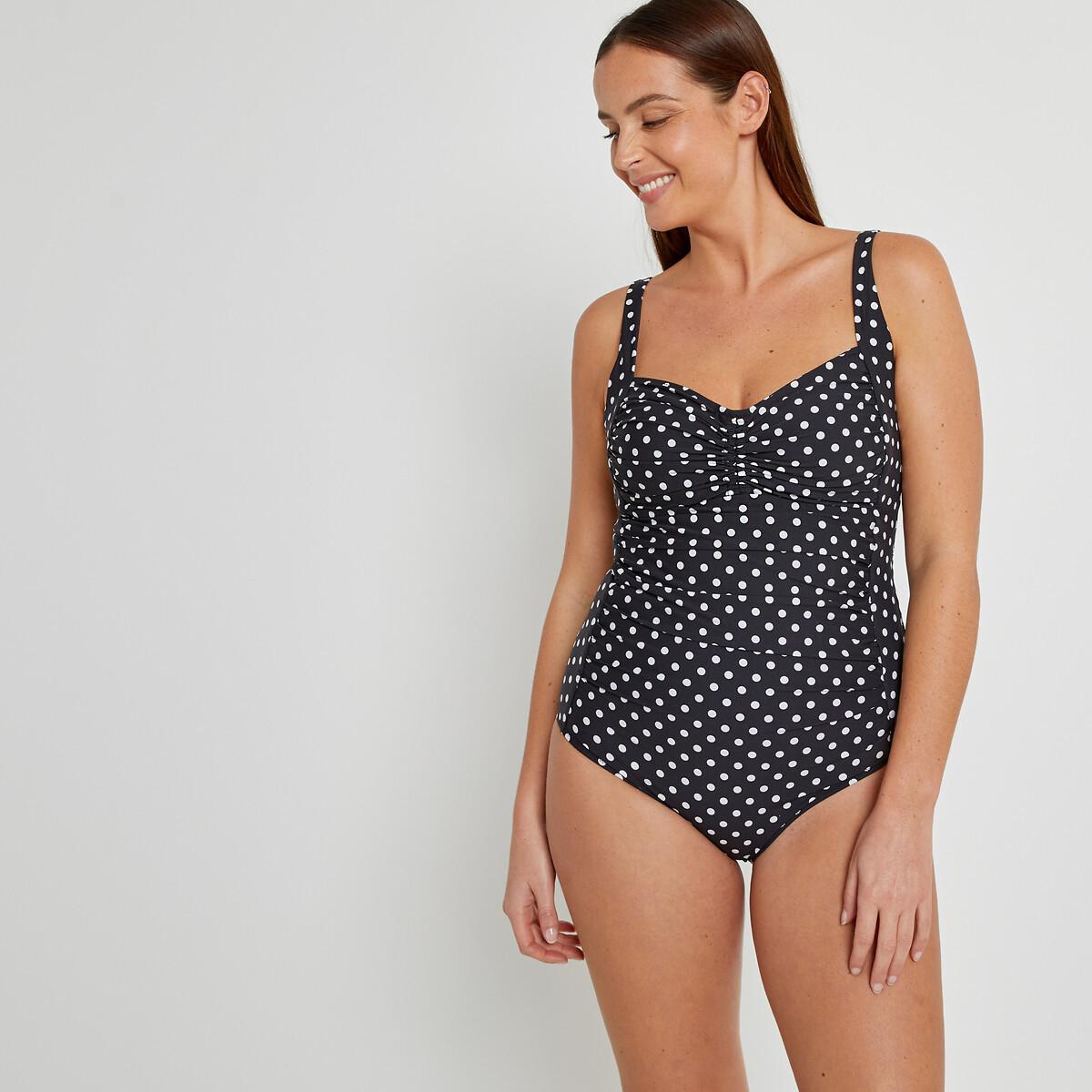 La Redoute Collections Badeanzug mit Tupfenmuster