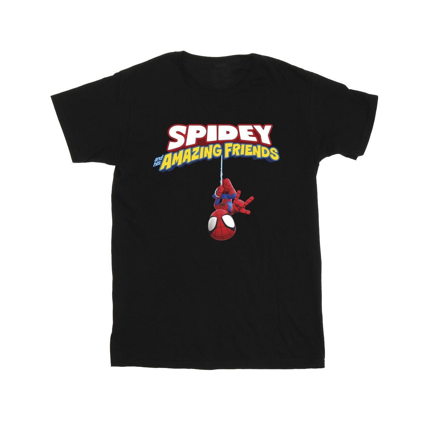MARVEL Hanging Upside Down TShirt