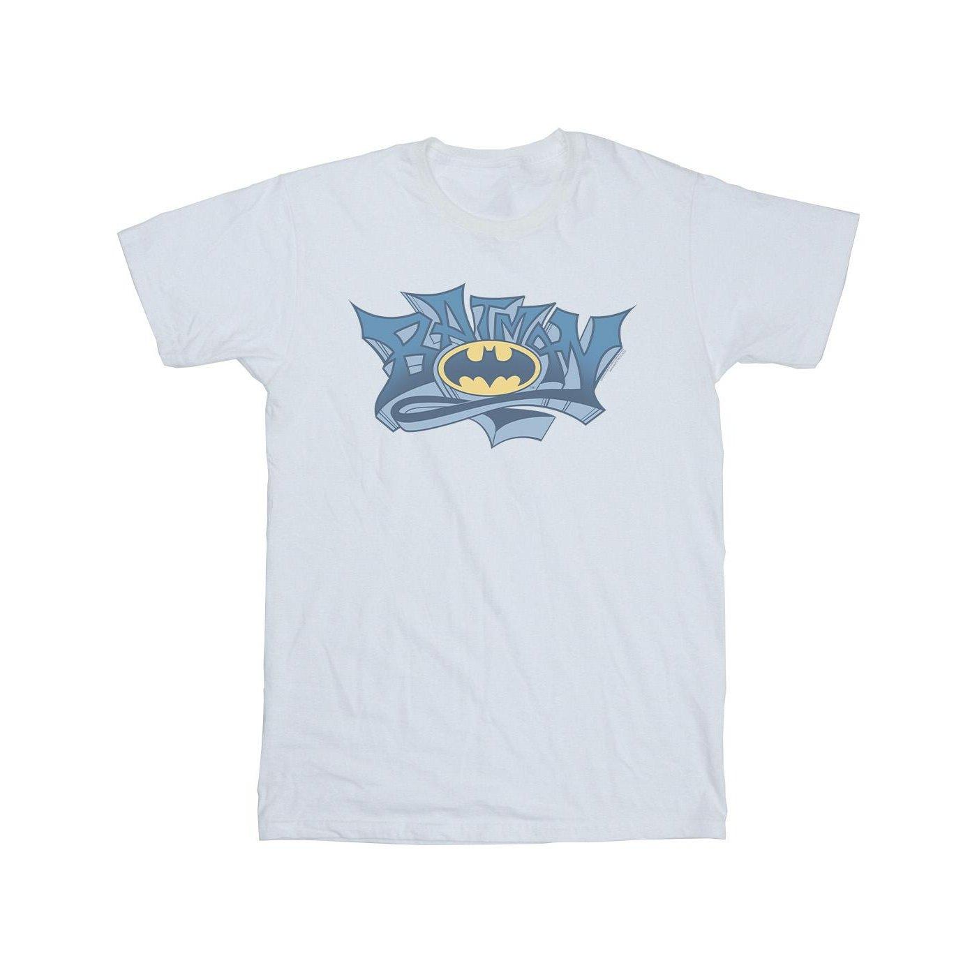DC COMICS Batman Graffiti Logo T-Shirt