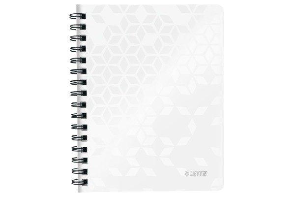 Leitz LEITZ Collegeblock WOW PP A5 4641-00-01 weiss kariert