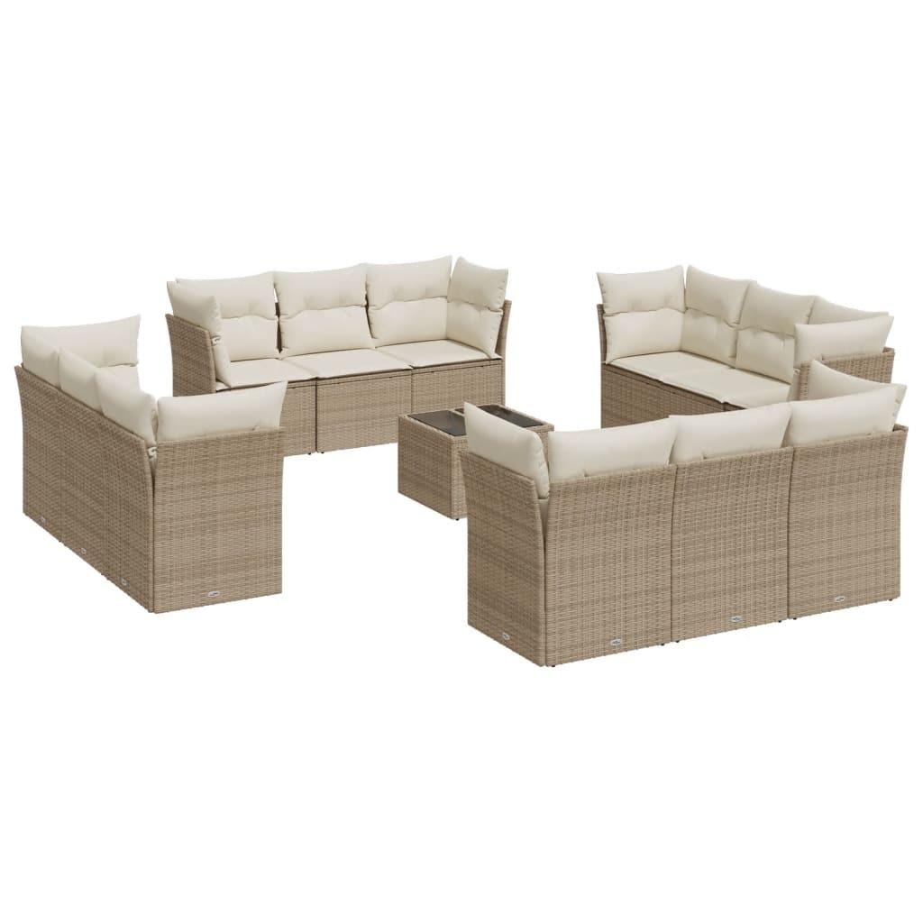 VidaXL Garten sofagarnitur poly-rattan