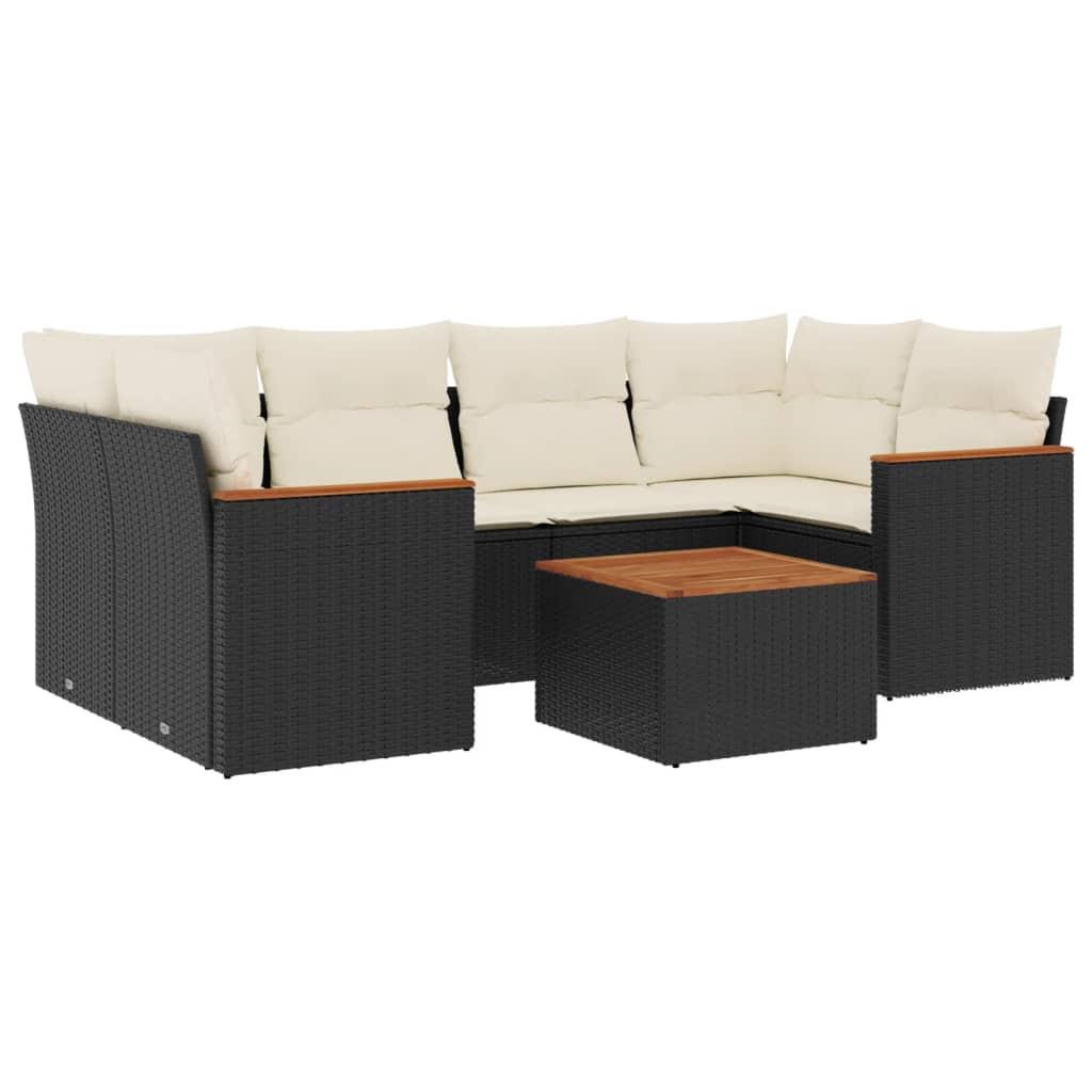 VidaXL Garten sofagarnitur poly-rattan