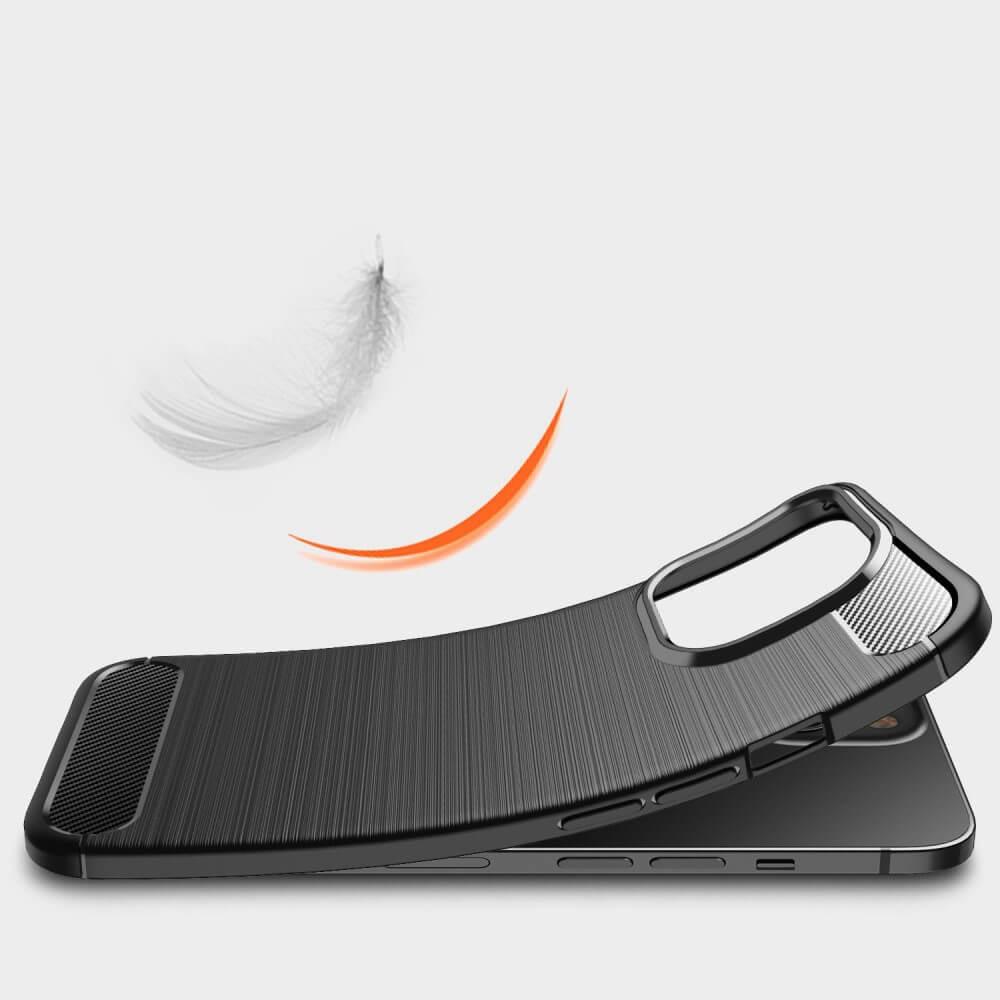 Cover-Discount iPhone 14 Pro Max - Metall Carbon Look Hülle