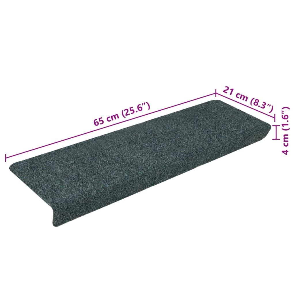 VidaXL Treppenmatten 15 stk. nadelvlies polypropylen
