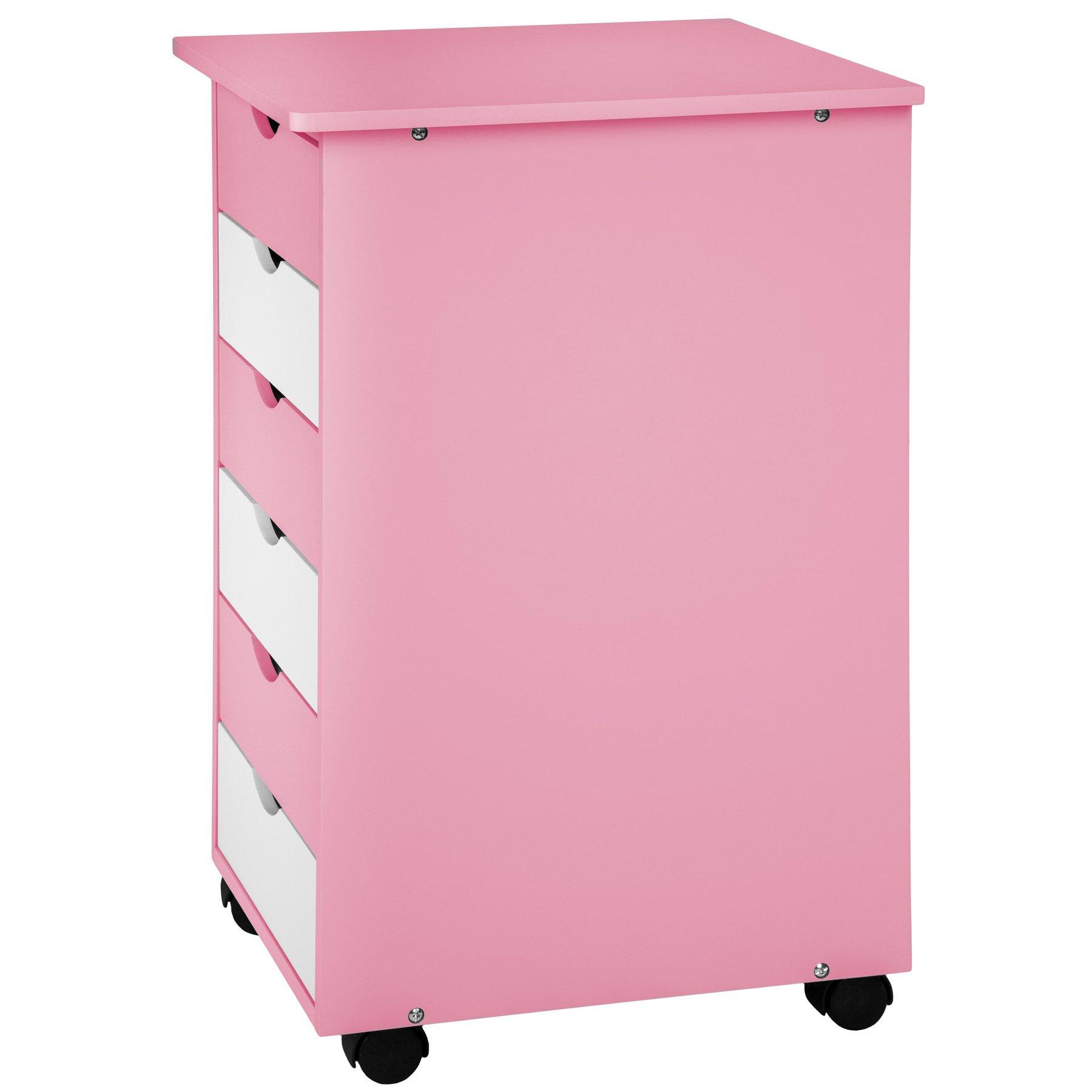 Tectake Schreibtisch höhenverstellbar und Rollcontainer