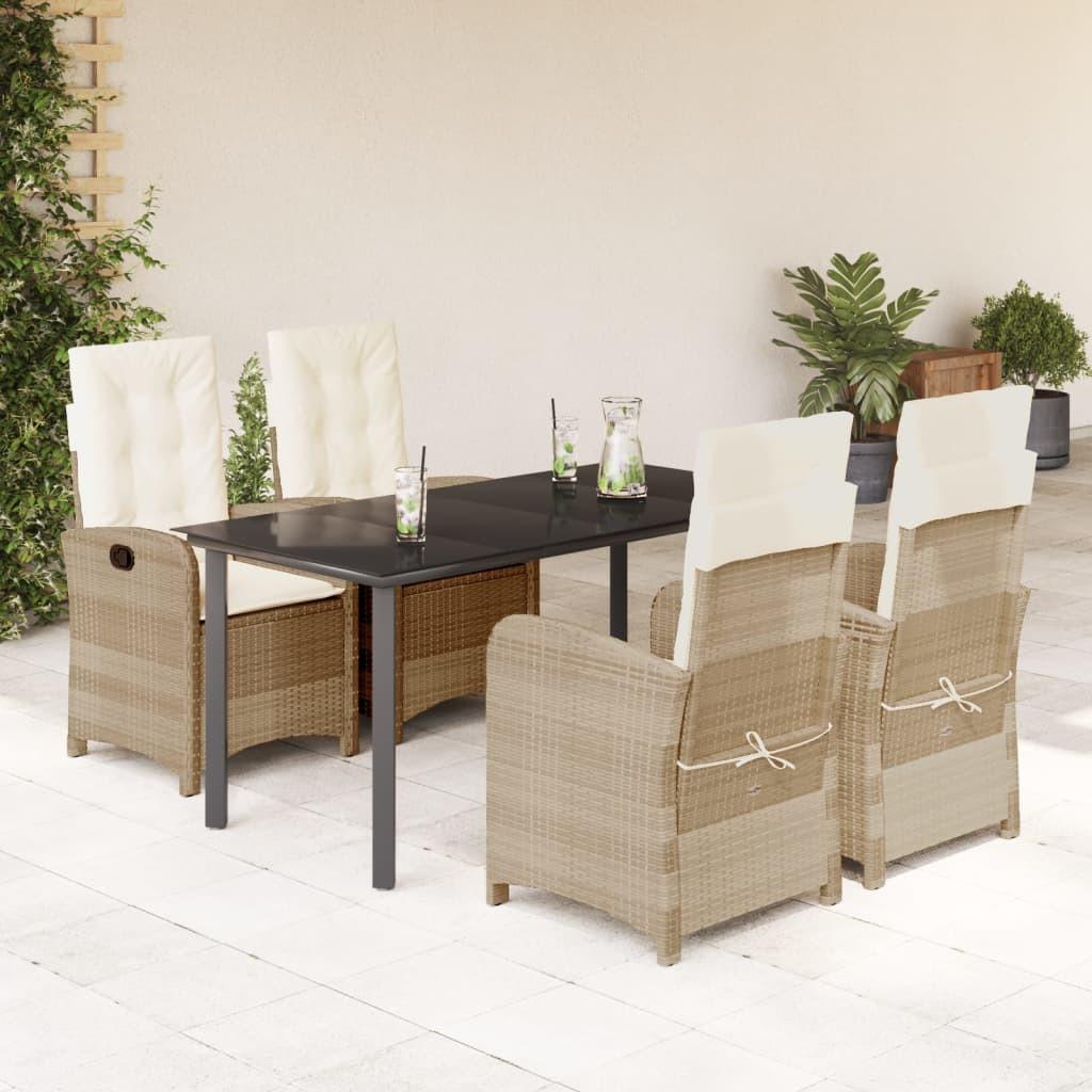VidaXL Garten essgruppe poly-rattan