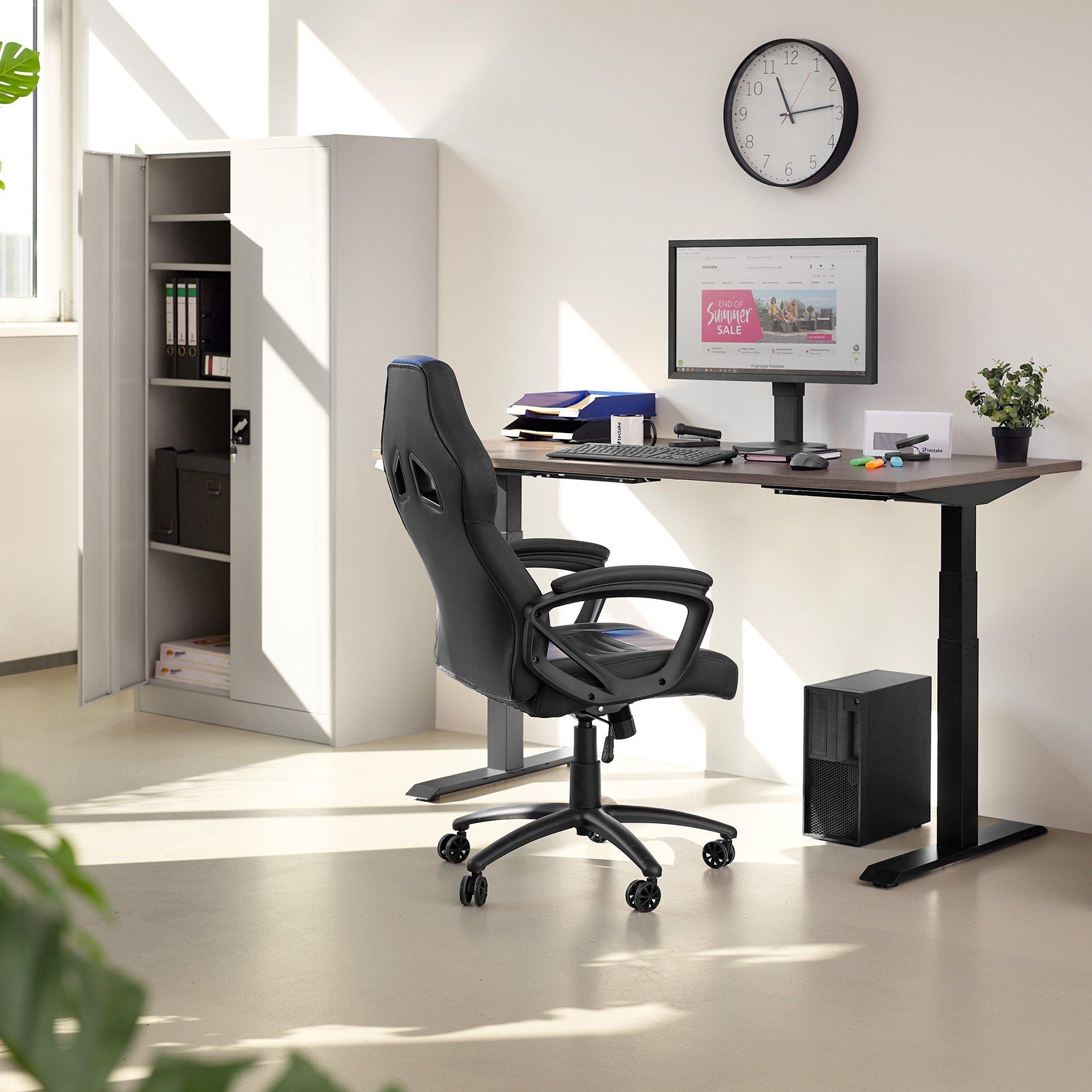 Tectake 4er Set Aktenschrank mit 5 Böden