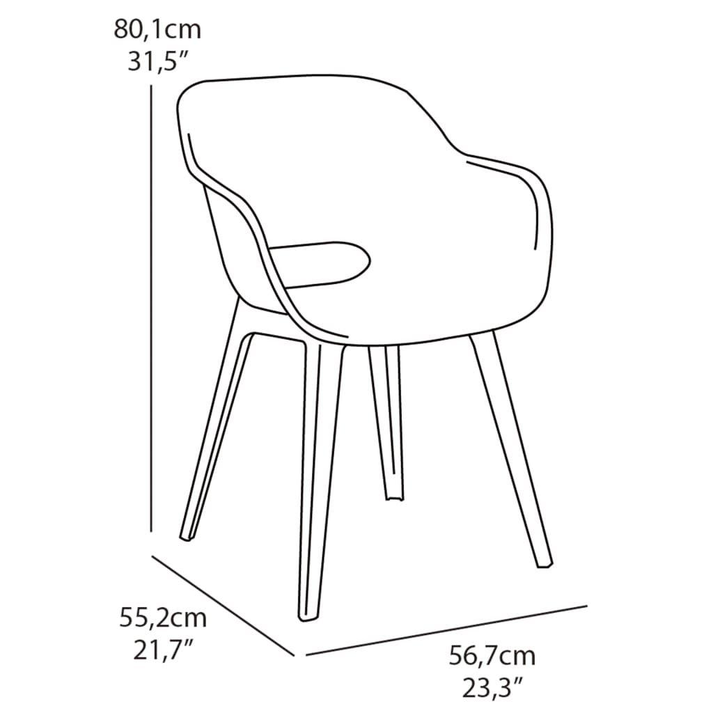 Keter Gartenstuhl plastik
