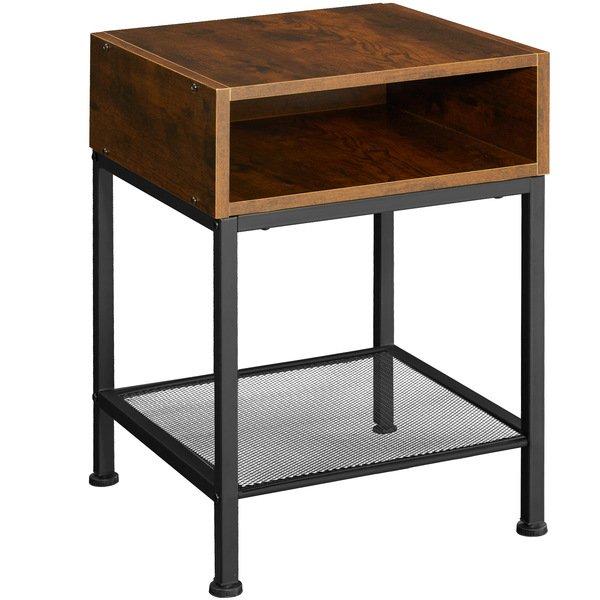Tectake Nachttisch Harlow 40,5x40,5x59cm