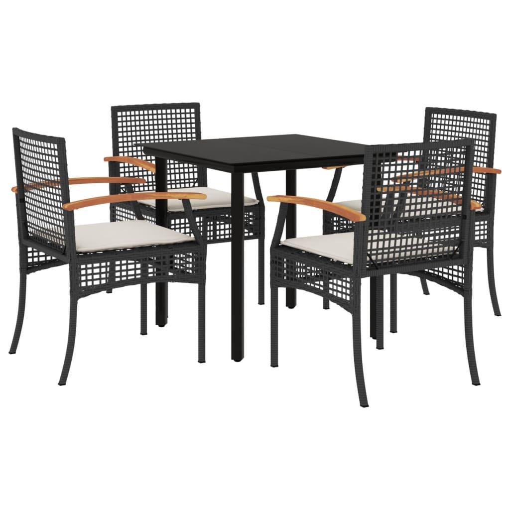VidaXL Garten essgruppe poly-rattan
