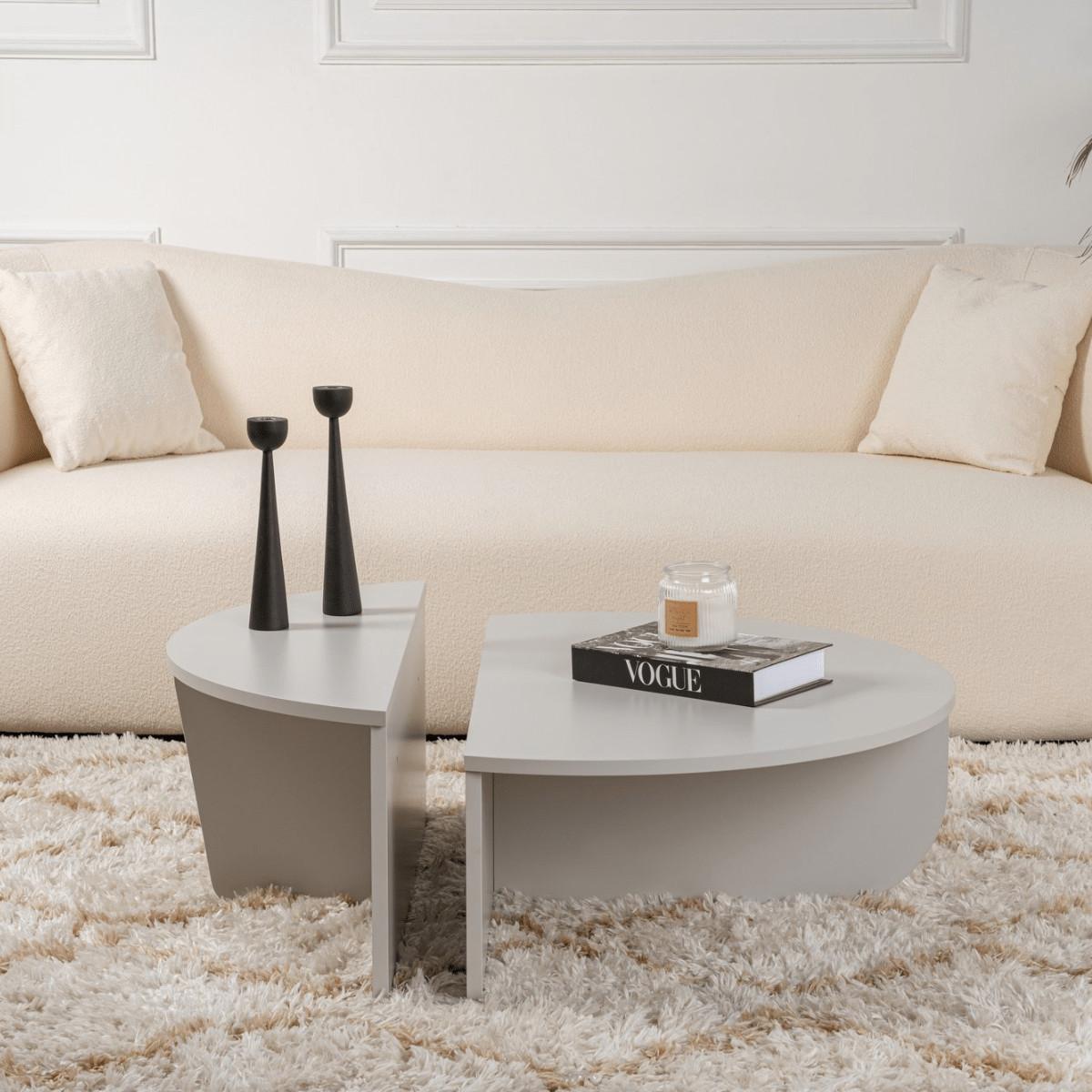 Calicosy Set von 2 Couchtischen ORION