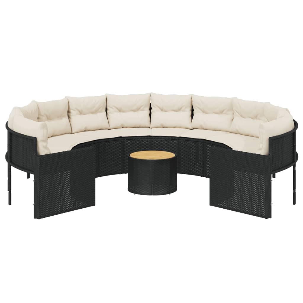 VidaXL Gartensofa poly-rattan