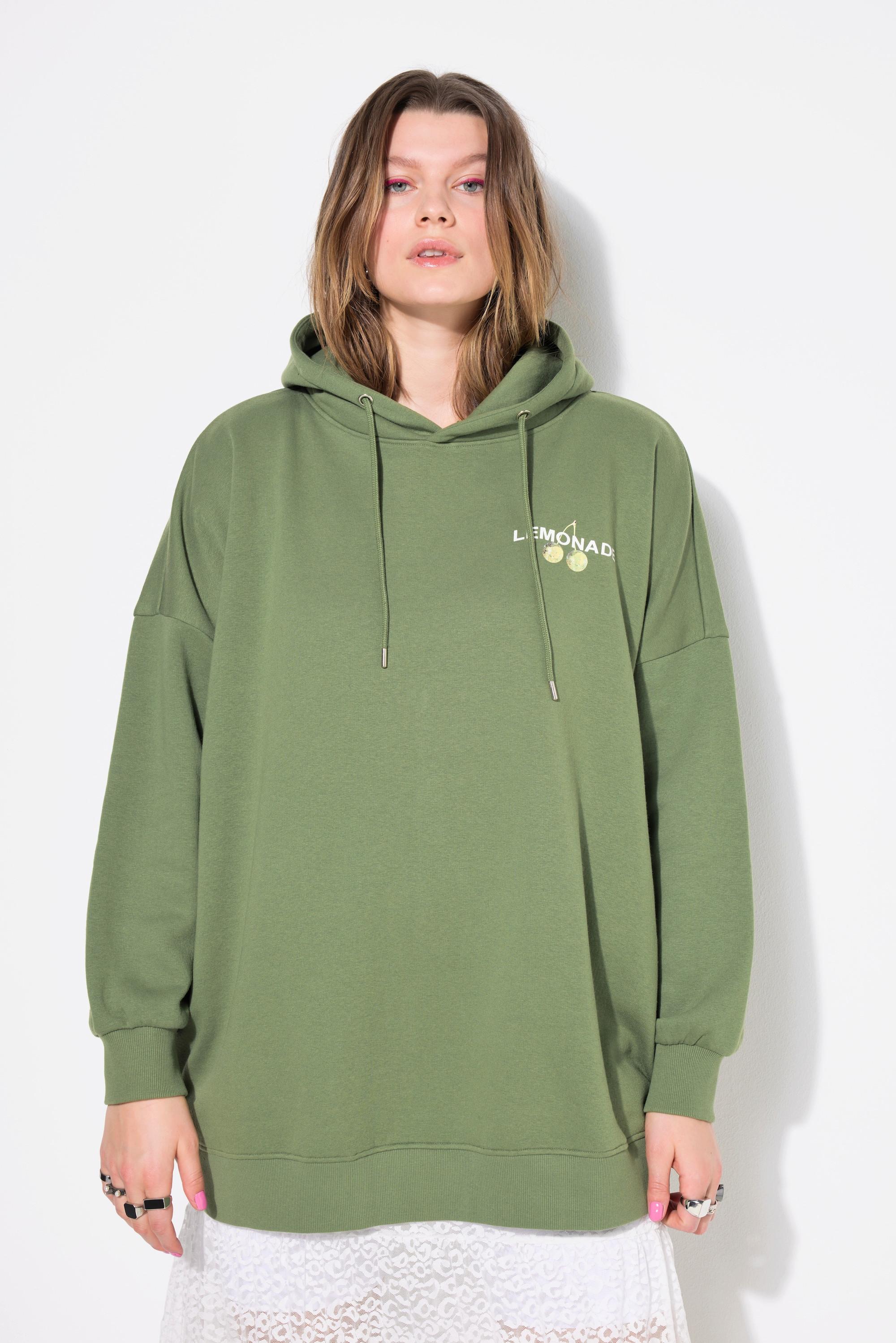 Studio Untold Hoodie, oversized, Lemonade-Print, Kapuze