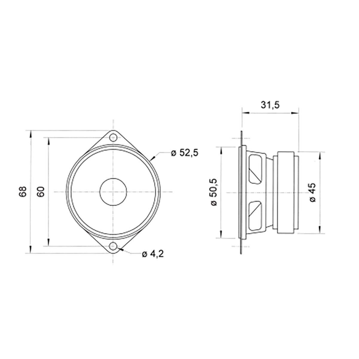 Nedis FRS 5 - 8 Ohm - 5 cm (2