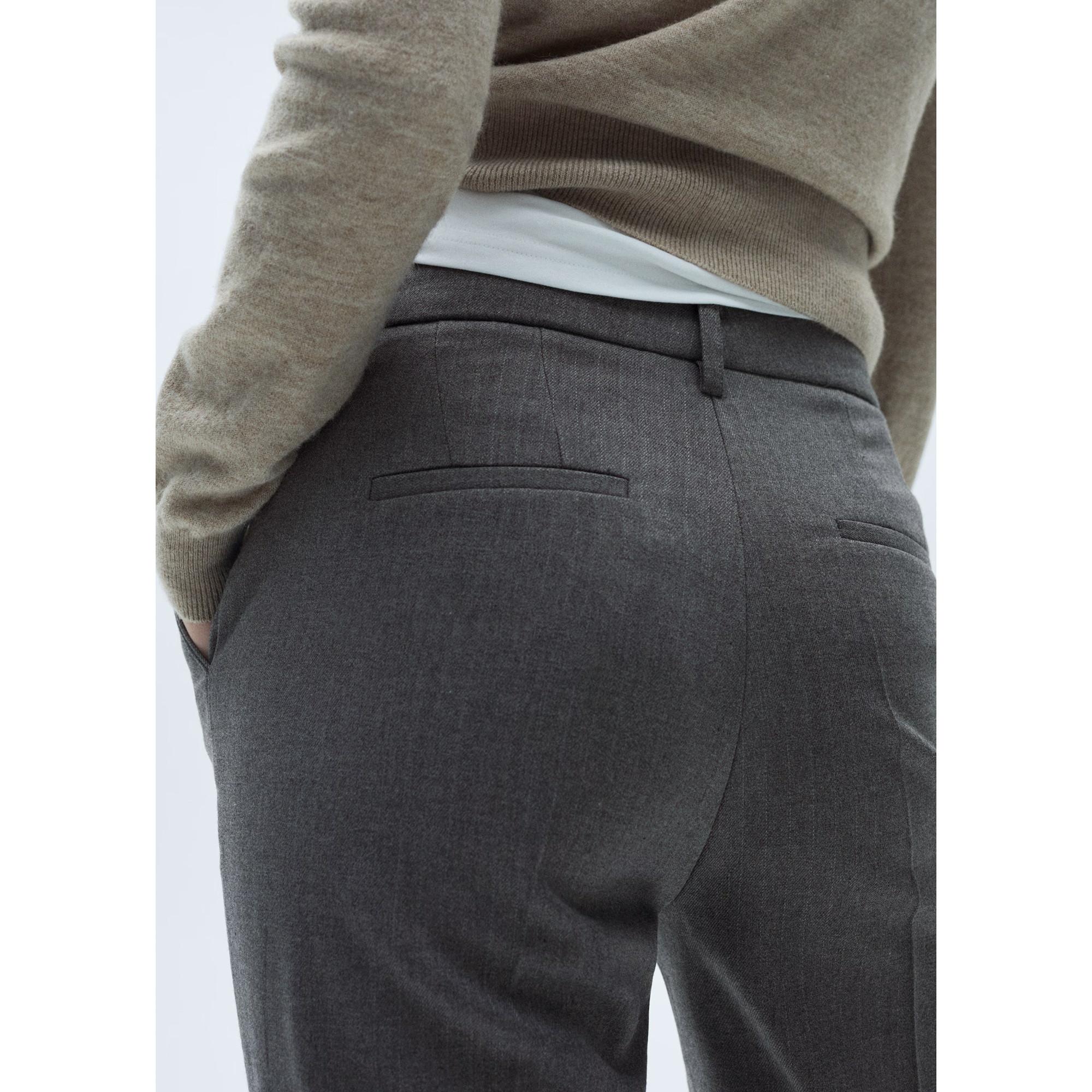 MANGO Warm Skinny Fit Cropped Hose