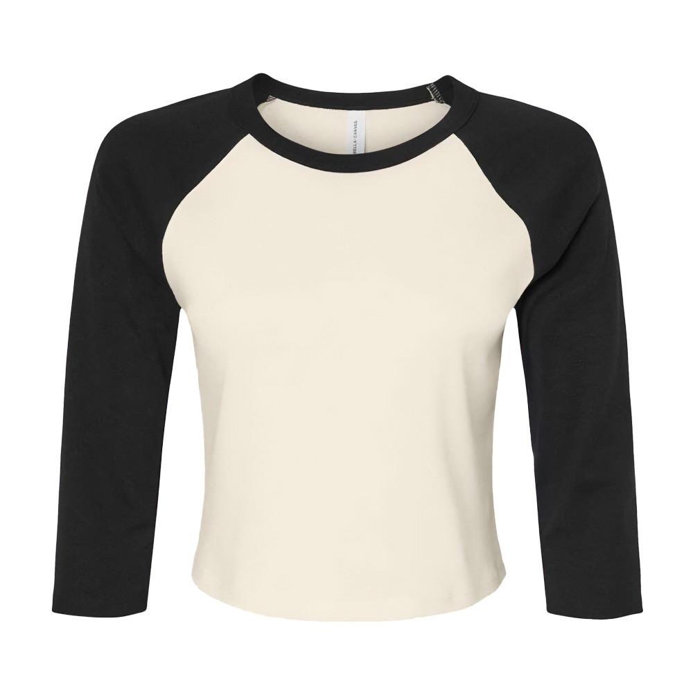 Bella + Canvas Kurzes Raglan 3/4 Arm T-Shirt