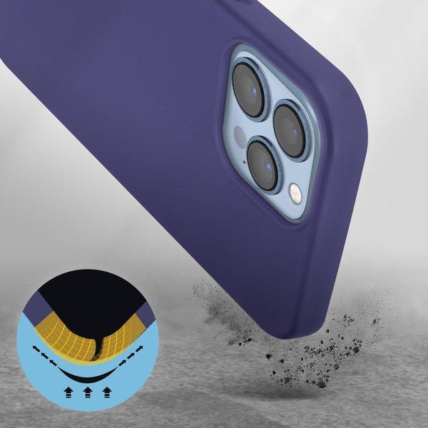 Avizar Soft Touch Hülle iPhone 13 Pro Violett