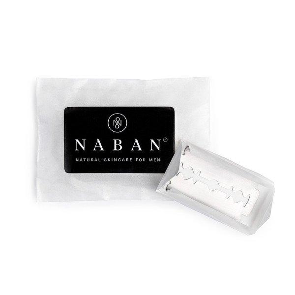 NABAN Rasierklingen im Sachet. 10 Stück