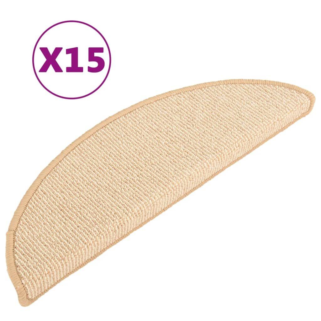 VidaXL Treppenmatten 15 stk. polypropylen