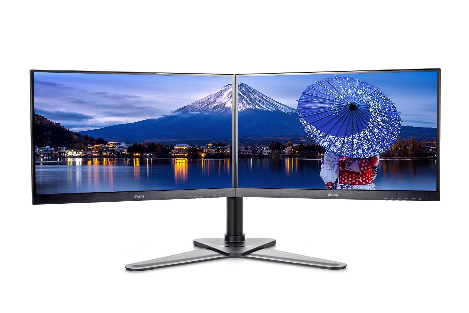 Iiyama DUAL DESKTOP ARM STAND 10-30IN 100X100 HAS 10KG