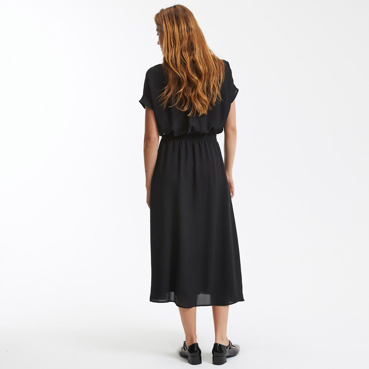 La Redoute Collections Ausgestelltes Maxikleid mit gesmokter Taille
