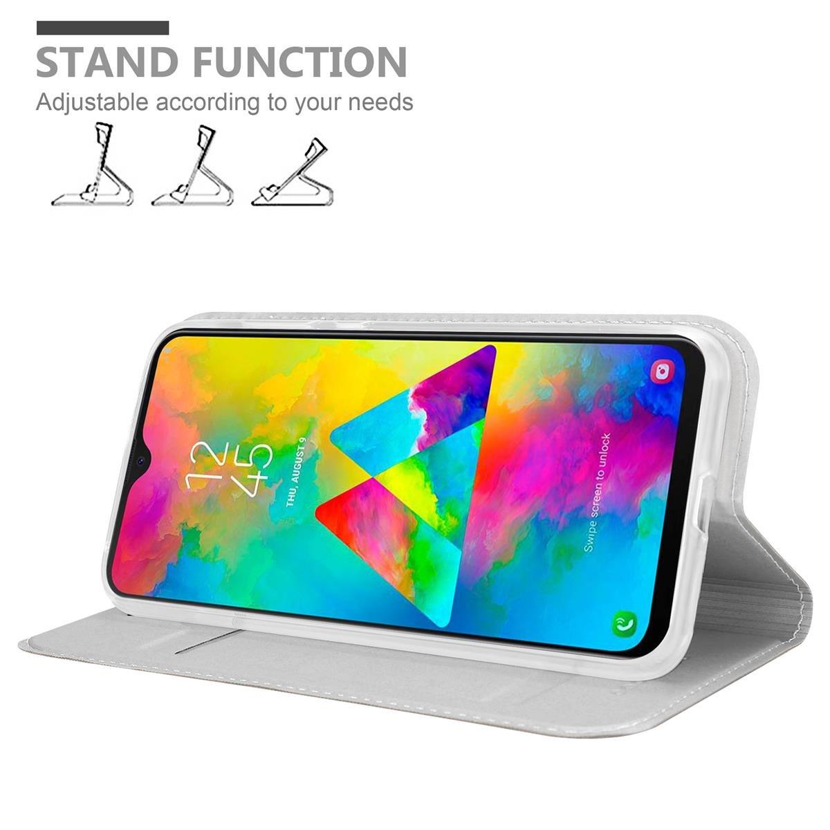 Cadorabo Hülle für Samsung Galaxy M20 Magnetverschluss, Kartenfach