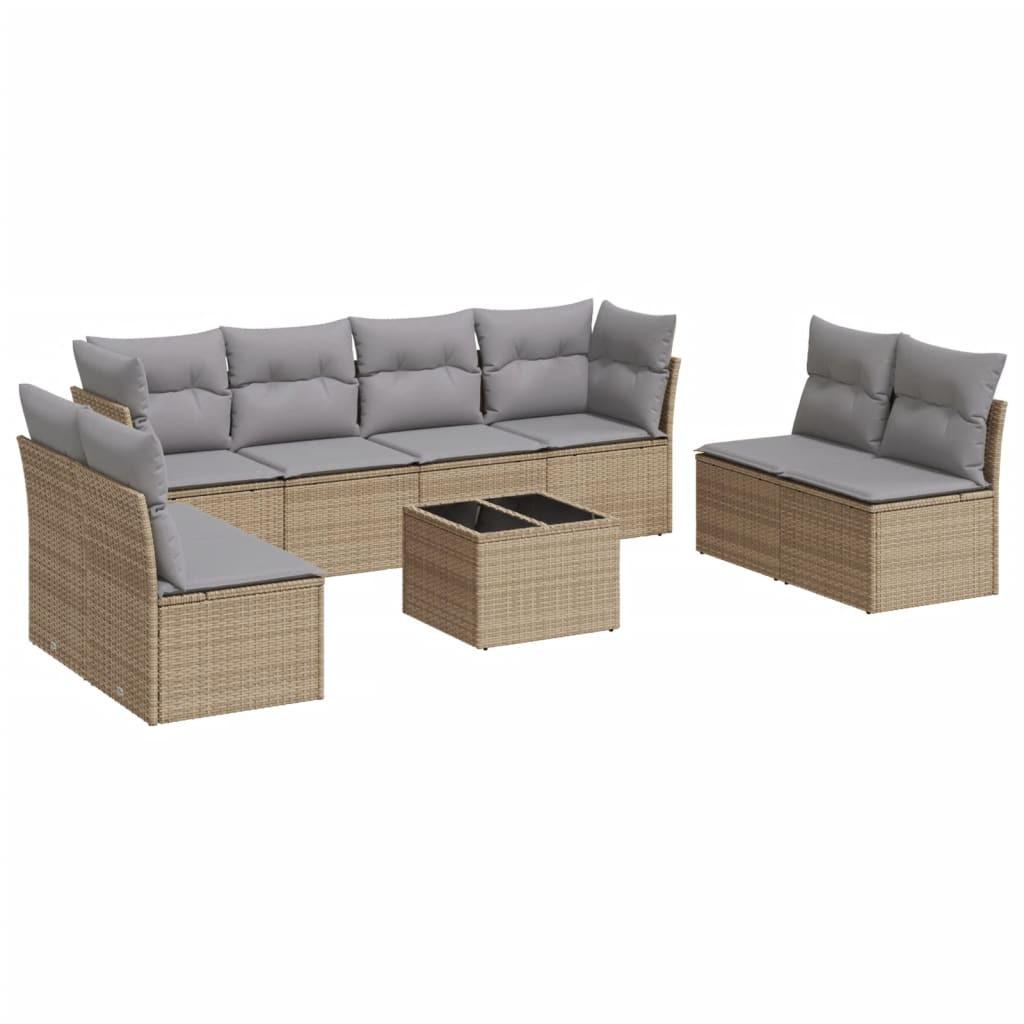 VidaXL Garten sofagarnitur poly-rattan
