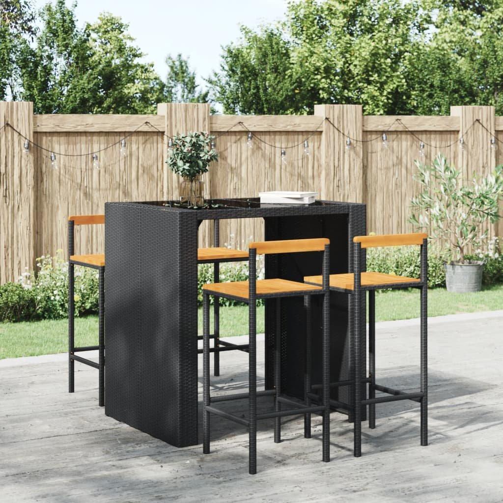 VidaXL Barhocker poly-rattan
