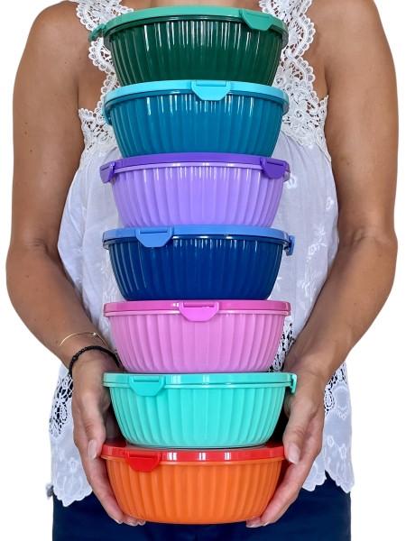 Yumbox Yumbox Poke Bowl Schüssel Schale mit 3-teiligem Teiler, Tangerine Orange