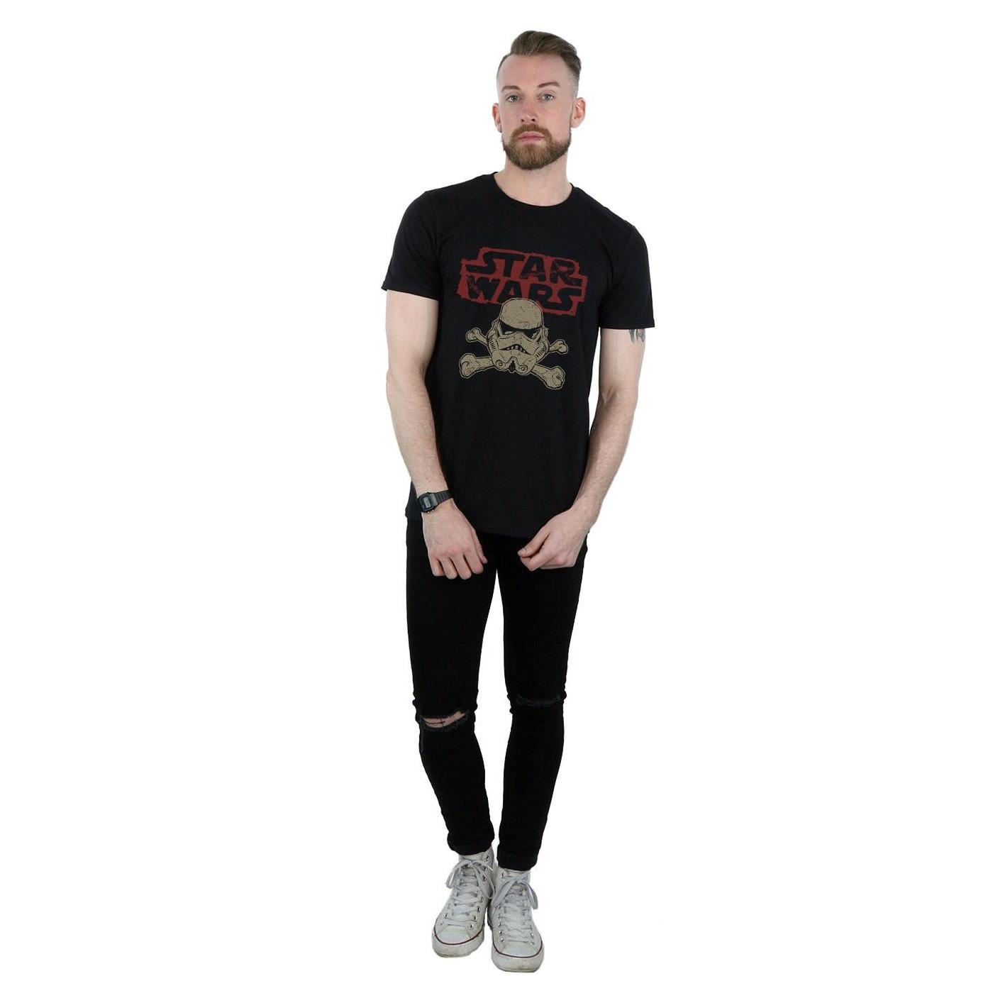 STAR WARS Star Wars Stormtrooper Totenkopf und Knochen Print T-Shirt