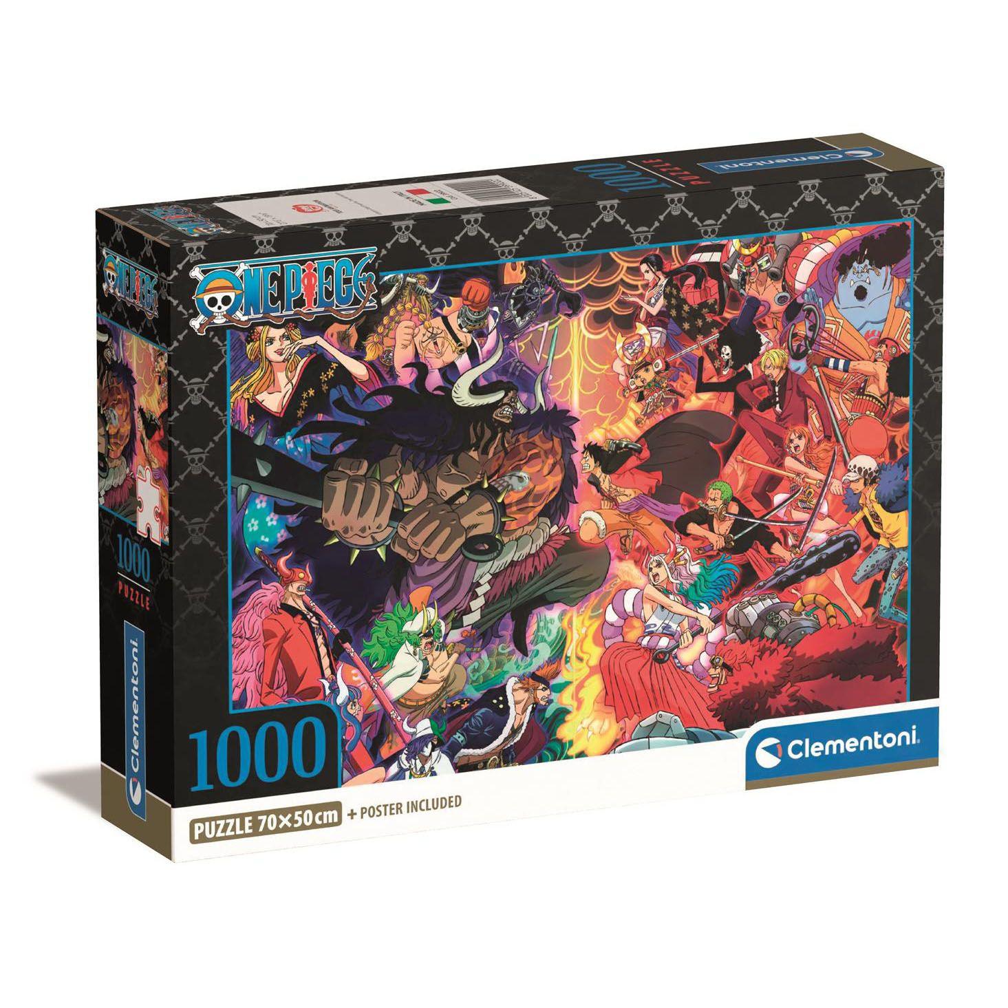Clementoni Puzzle Animé Collection Compact - One Piece (1000Teile)