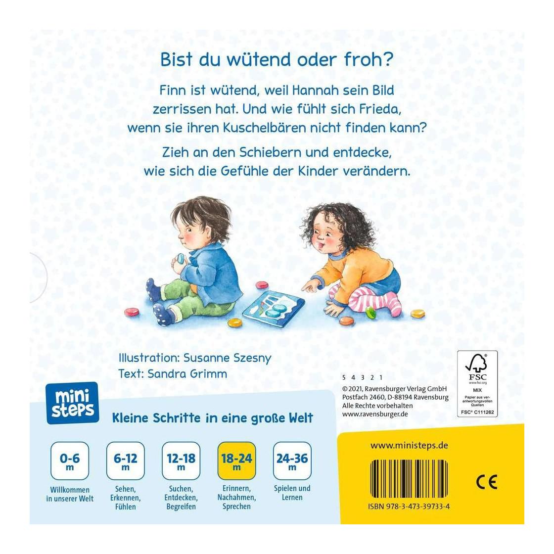 ministeps Glücklich, traurig, wütend, froh Sandra Grimm Gebundene Ausgabe